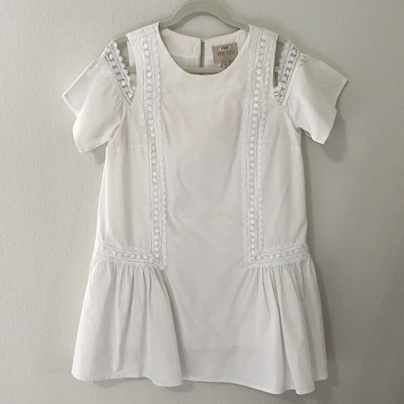 Anthropologie Dress | White Moon River Poplin - Picture 2 of 6